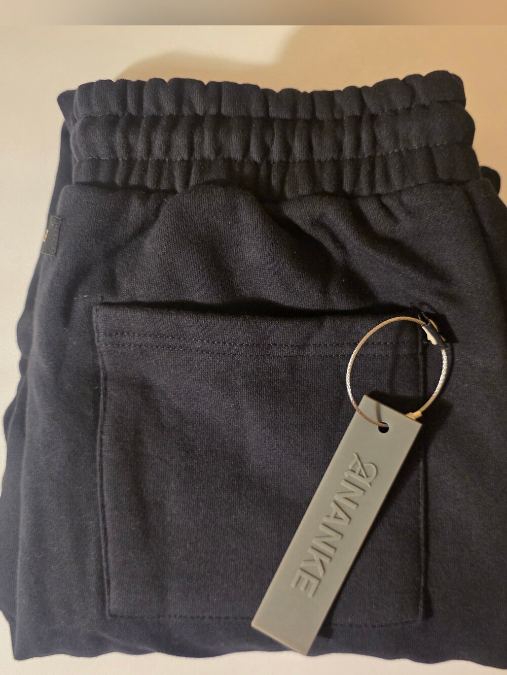 ANANKE Fate Black Fleece Heavyweight Straight Sweatpant - Men's Streetwear